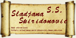 Slađana Spiridonović vizit kartica
